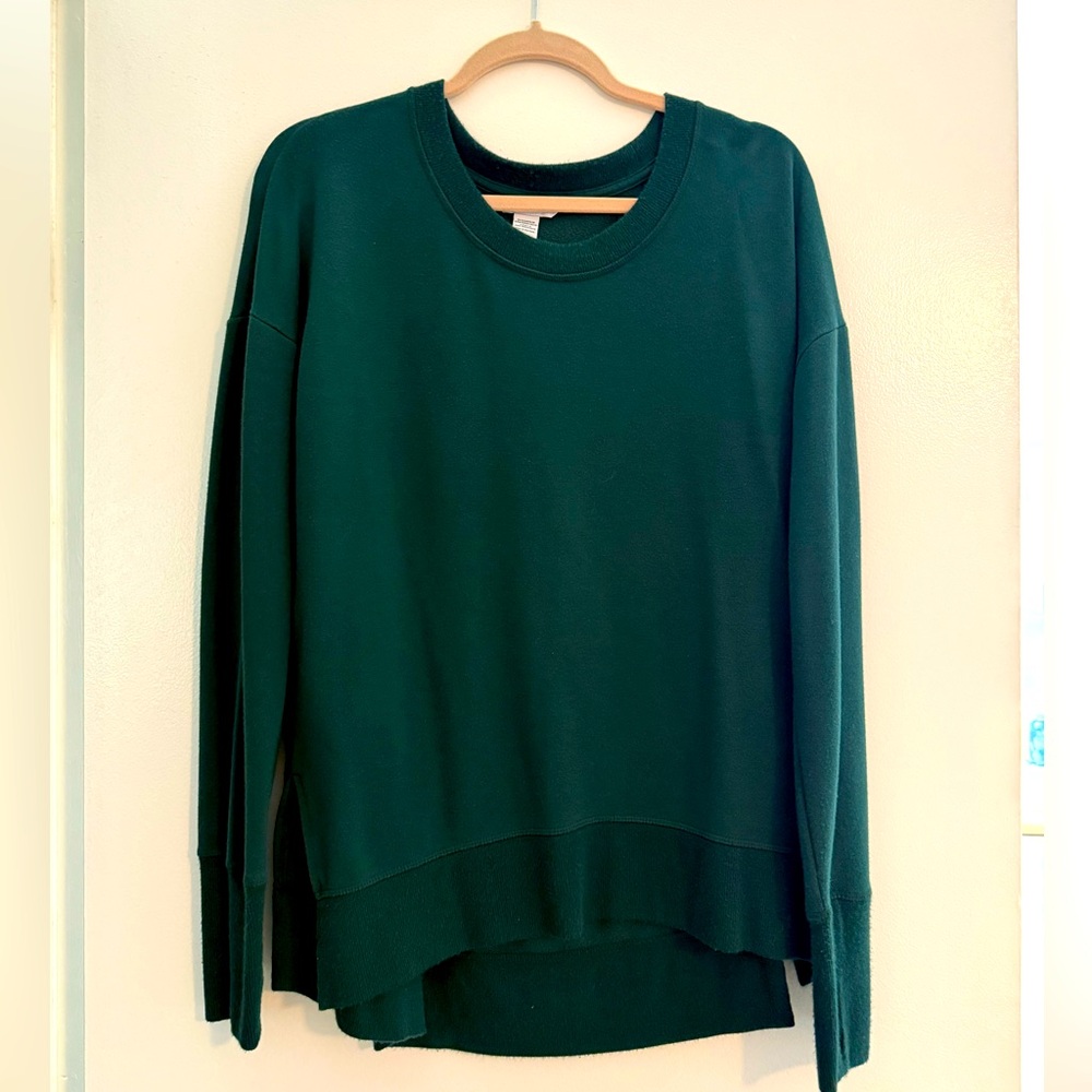 Athleta Coaster Luxe Sweatshirt - Green